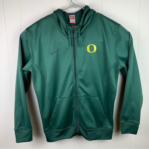 Nike Therma Fit Oregon Ducks Full Zip Hoodie - Picture 1 of 4